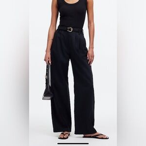 Madewell - the harlow wide leg pant in drapey twill
